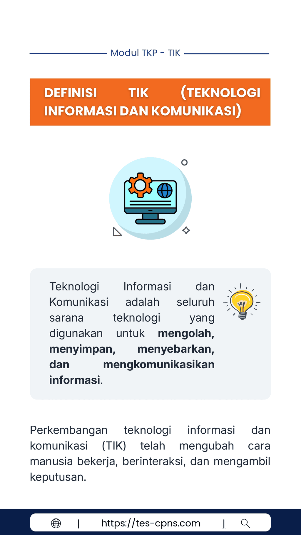 Materi Teknologi Informasi dan Komunikasi (TIK)