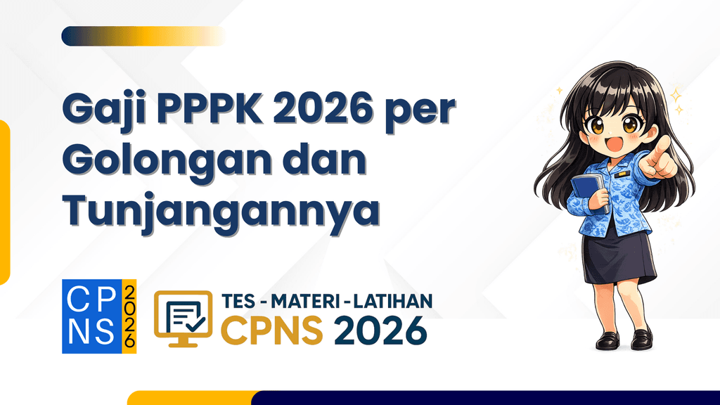 Gaji PPPK 2026 per Golongan dan Tunjangannya