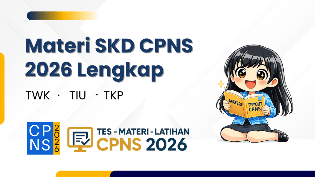 Materi SKD CPNS 2026 Lengkap: TWK, TIU, dan TKP