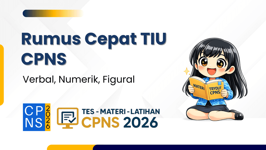 Rumus Cepat TIU CPNS: Verbal, Numerik, Figural